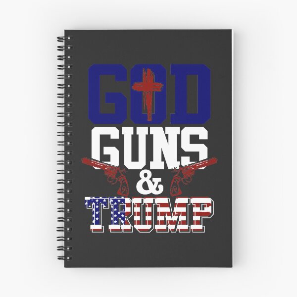 Item preview, God Guns Trump 2nd ammendment Donald president USA flag designed and sold by hadleydesigns.