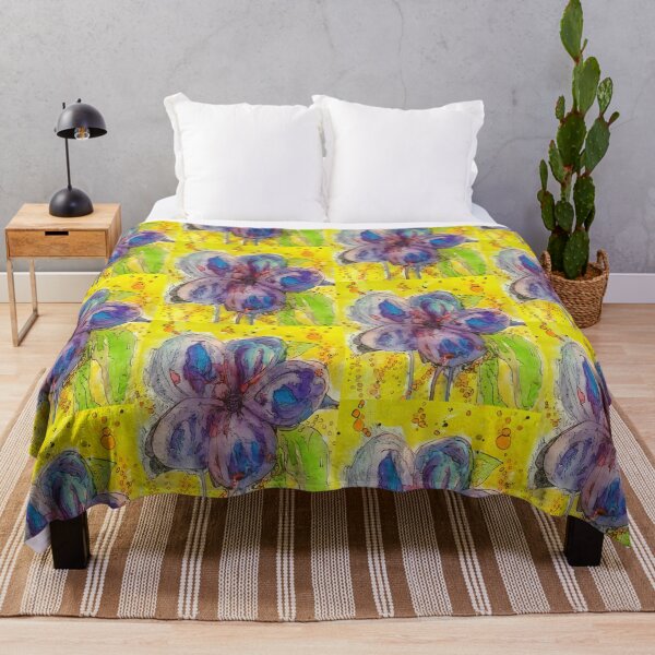 Item preview, Inky Flower 3 Yellow and Purple designed and sold by Kyleacharisse.