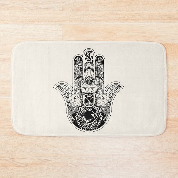 Item preview, Hamsa Hand Persian Cat designed and sold by Huebucket.
