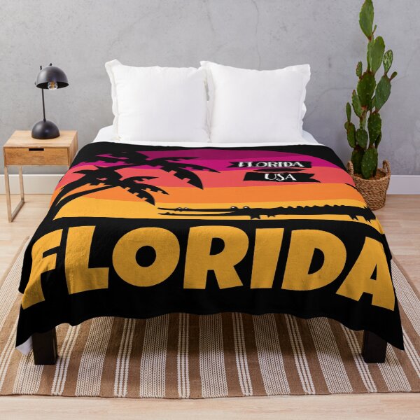 Item preview, Florida Retro Tropical Sunset with Alligator designed and sold by AntiqueImages.