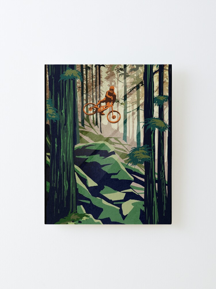 Alternate view of MY THERAPY: Mountain Bike! Mounted Print