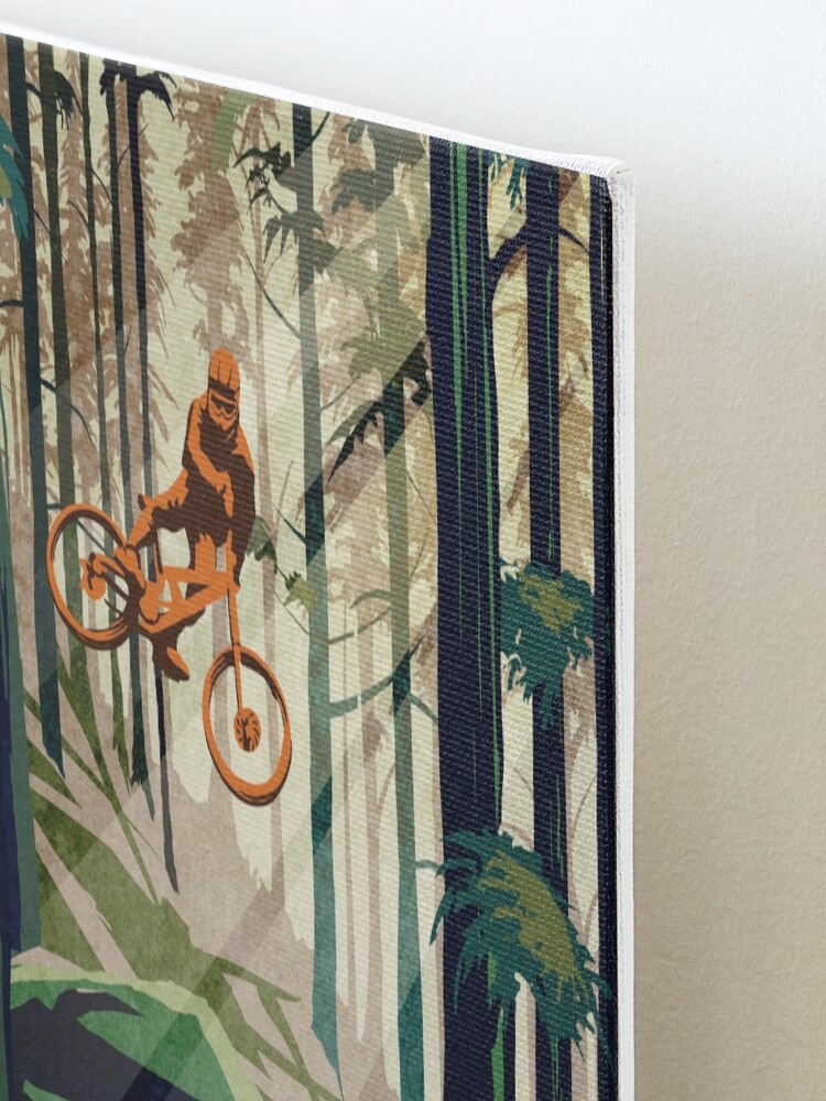 Alternate view of MY THERAPY: Mountain Bike! Mounted Print