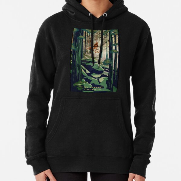 MY THERAPY: Mountain Bike! Pullover Hoodie