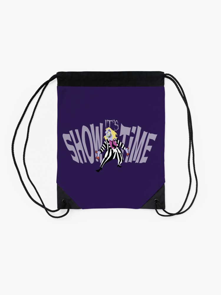 Alternate view of BeetleJuice: It's SHOWTIME! Drawstring Bag