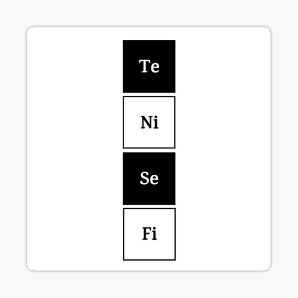 ENTJ Cognitive Functions Sticker