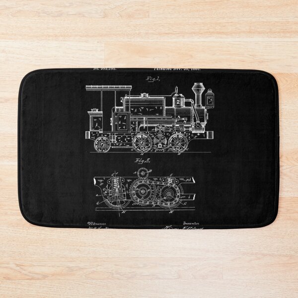 Item preview, Locomotive Patent Blueprint (1886) designed and sold by nadegata.