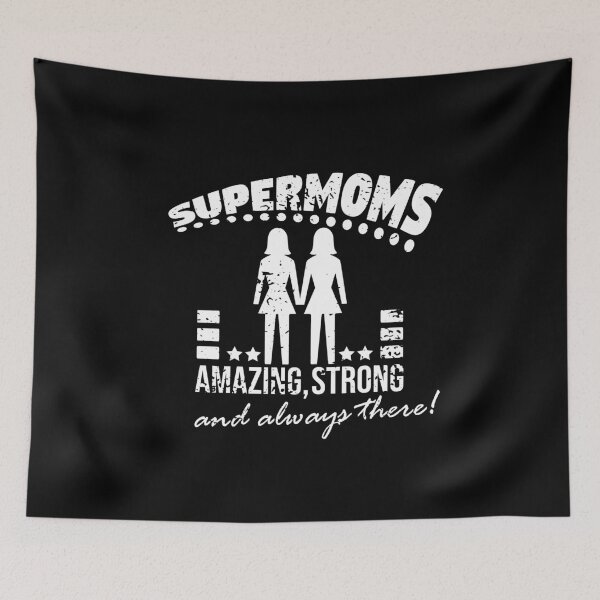 Item preview, Supermoms! for lesbian parents designed and sold by Cutebutfunny.