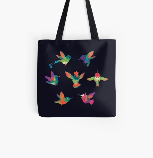 Hummingbird All Over Print Tote Bag