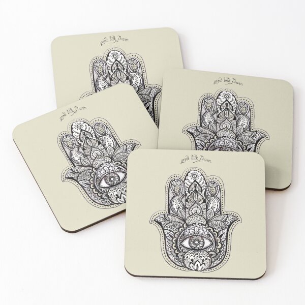 Item preview, Good Luck Charm - Hamsa designed and sold by FanitsaArt.