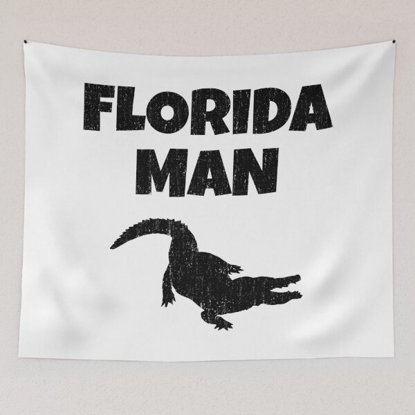 Item preview, Florida Man Crazy Alligator Wrestler designed and sold by AntiqueImages.