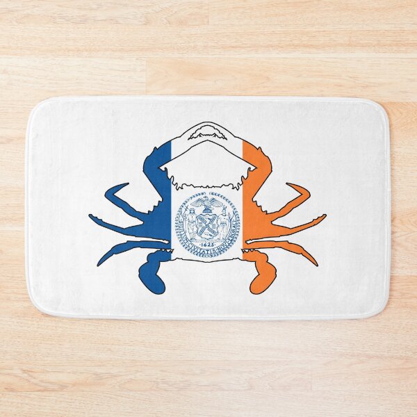 Item preview, New York City Crab Flag designed and sold by wickedcartoons.