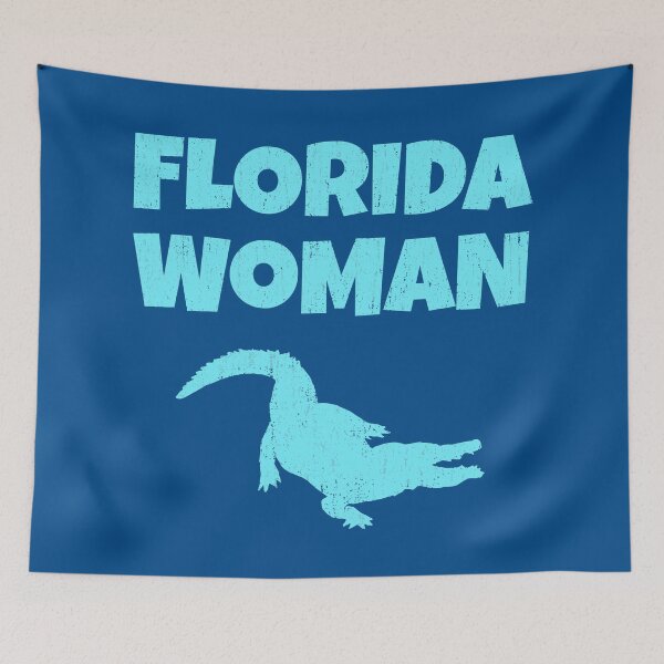 Item preview, Florida Woman Crazy Alligator Wrestler designed and sold by AntiqueImages.