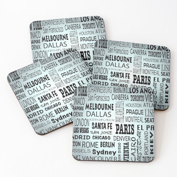 Item preview, NAMES AND PLACES BLUE designed and sold by soobloo.