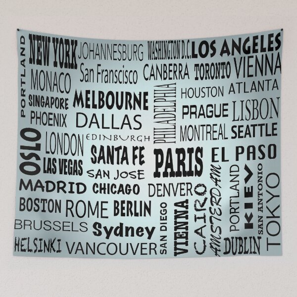 Item preview, NAMES AND PLACES BLUE designed and sold by soobloo.