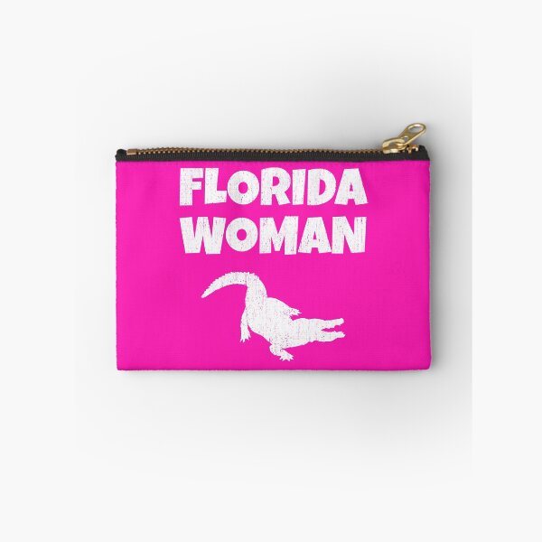 Item preview, Fearless Florida Woman Hot Pink Alligator designed and sold by AntiqueImages.
