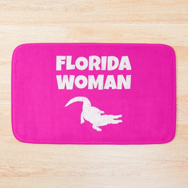Item preview, Fearless Florida Woman Hot Pink Alligator designed and sold by AntiqueImages.