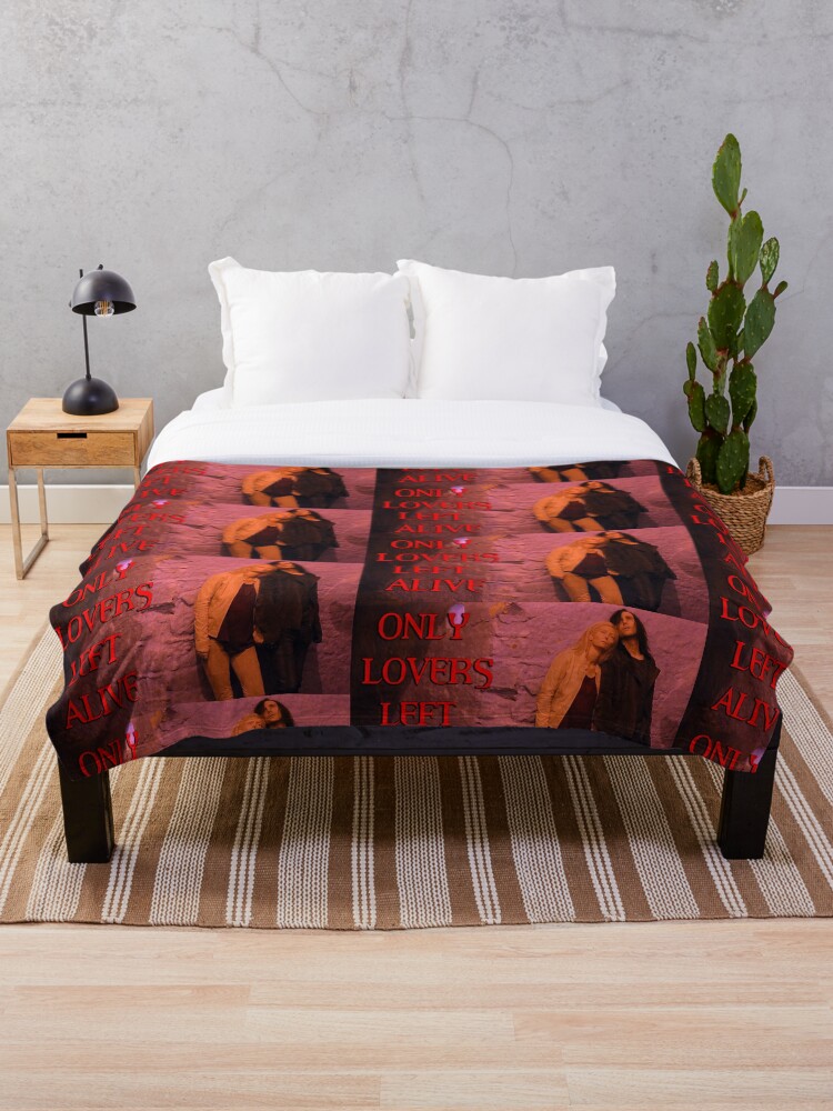 Only Lovers Left Alive Tilda Swinton Tom Hiddleston Throw Blanket By Zombiewulf Redbubble