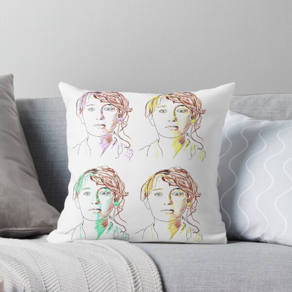 Item preview, Camille Claudel's portraits colourful collage designed and sold by MintSniffArt.
