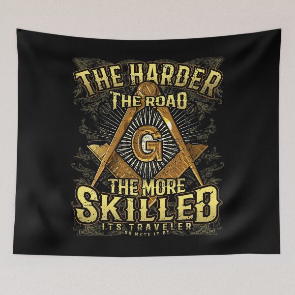 Item preview, Freemason Harder Road Square & Compass Masonic designed and sold by MasterMasonMade.