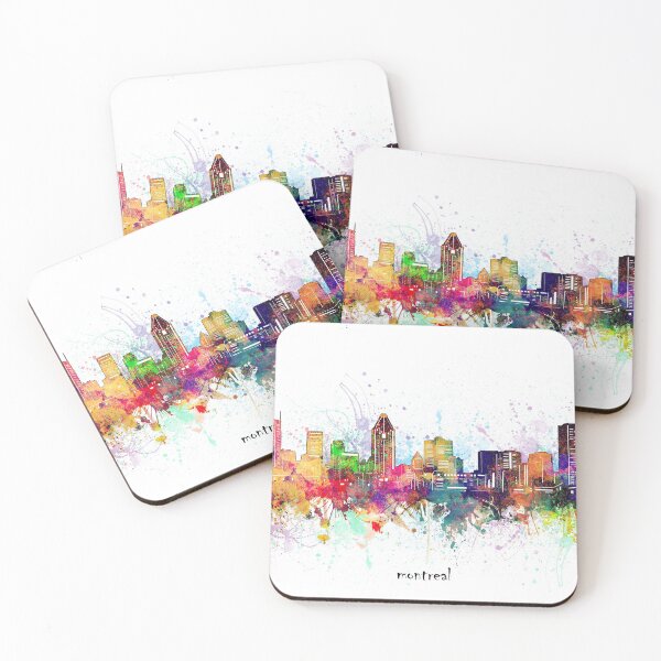 Item preview, montreal skyline designed and sold by BekimART.