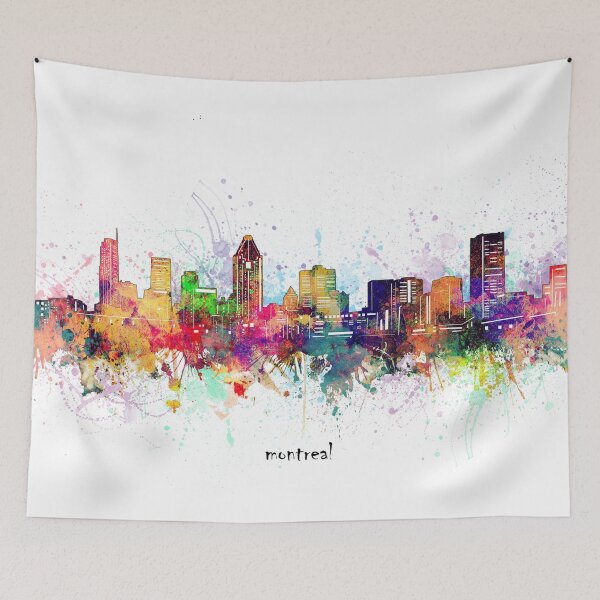 Item preview, montreal skyline designed and sold by BekimART.