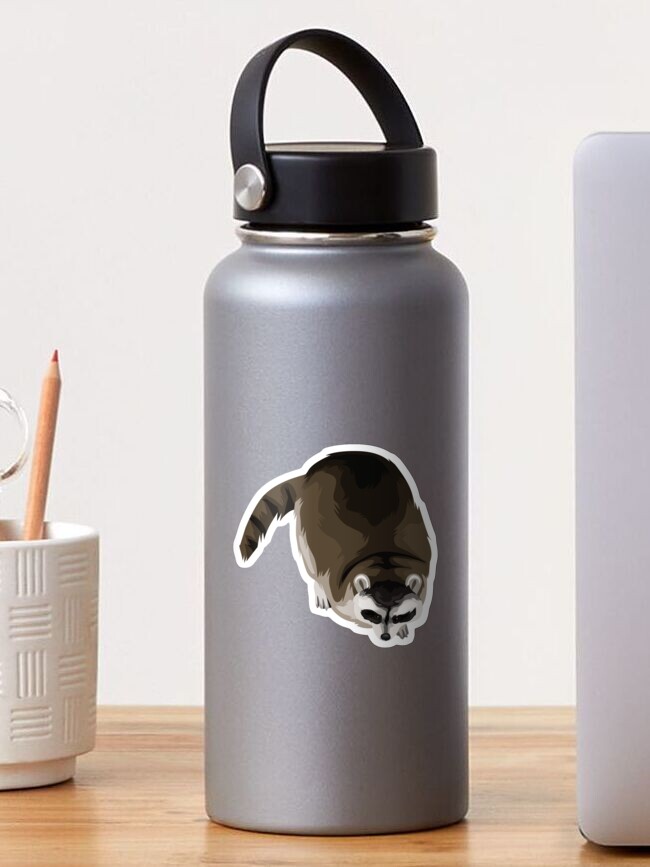 Thumbnail 1 of 3, Sticker, An Absolute Trash Panda designed and sold by chonkyanimals.