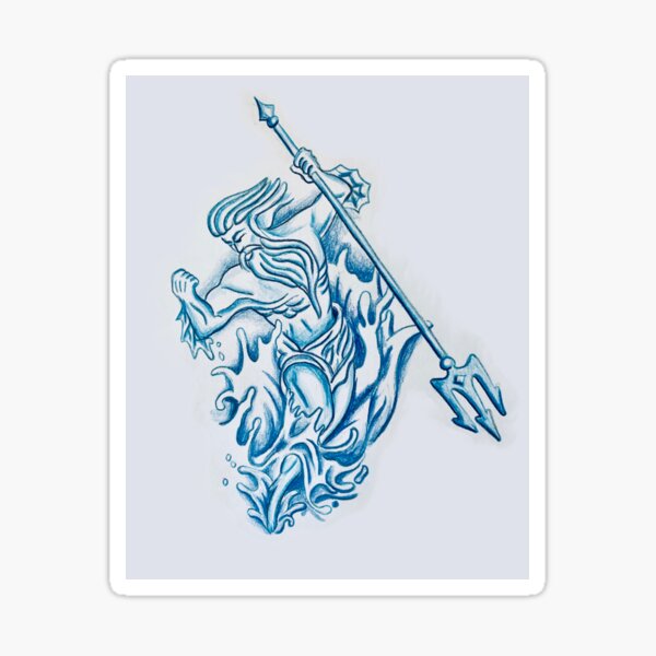 Triton for Bubba  Trident tattoo, Poseidon tattoo, Mythology tattoos