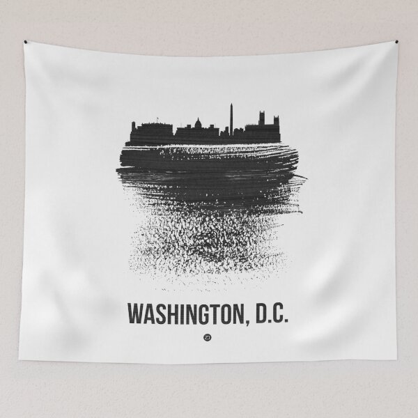 Item preview, Washington D.C. Black City Skyline 2 designed and sold by Irina March.