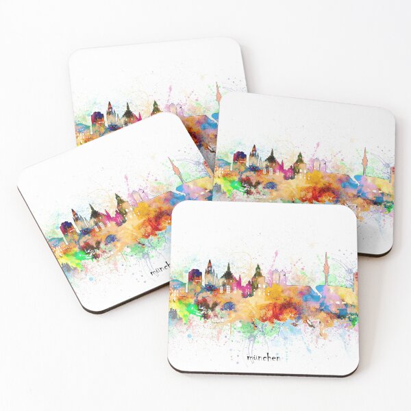 Item preview, munich skyline designed and sold by BekimART.