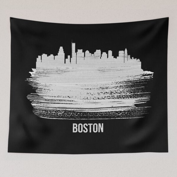 Item preview, Boston White City Skyline designed and sold by Irina March.