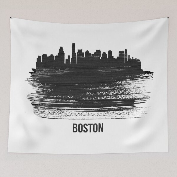 Item preview, Boston Black City Skyline designed and sold by Irina March.