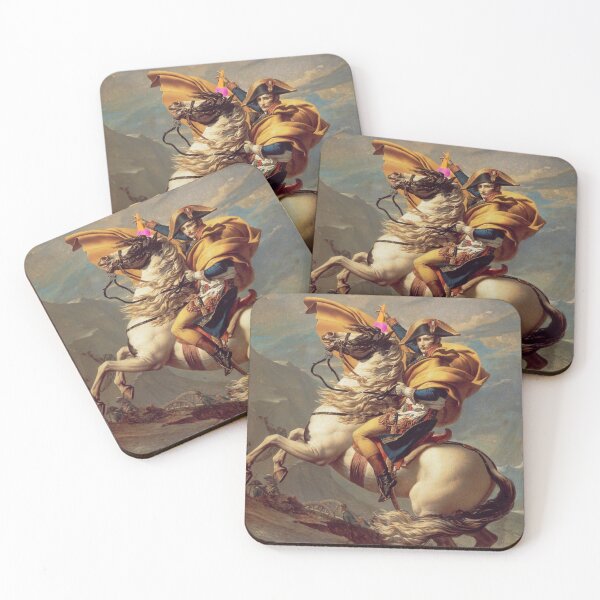 Item preview, Subtly Ruined Napoleon Crossing the Alps - Ice Cream Unicorn designed and sold by weavernap.