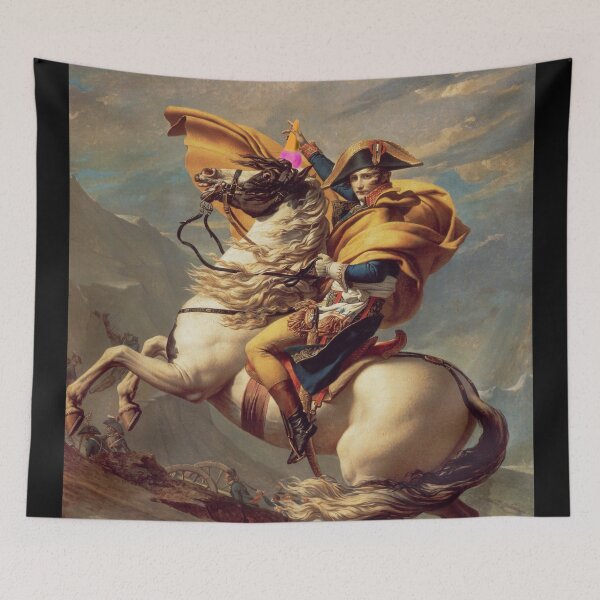 Item preview, Subtly Ruined Napoleon Crossing the Alps - Ice Cream Unicorn designed and sold by weavernap.