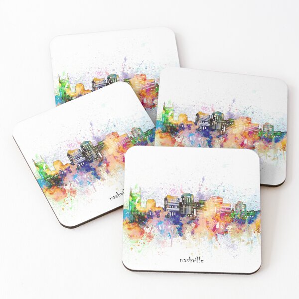 Item preview, nashville skyline designed and sold by BekimART.