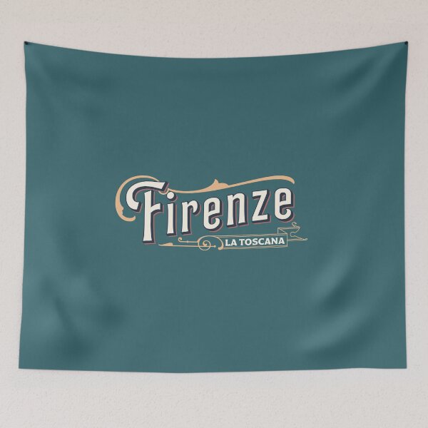Item preview, Florence Firenze Italy Elegant Retro Tuscany designed and sold by AntiqueImages.