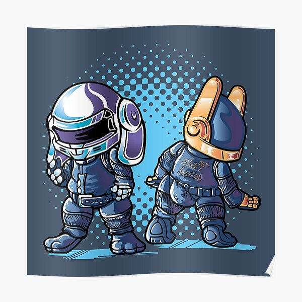 Punk House Posters Redbubble - daft punk plus character roblox