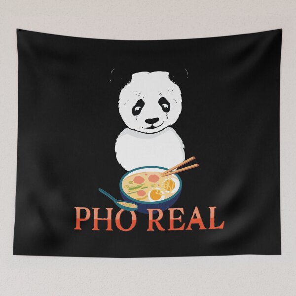 Item preview, Pho Real Cute Panda Ramen Noodle Bowl graphic designed and sold by tronictees.