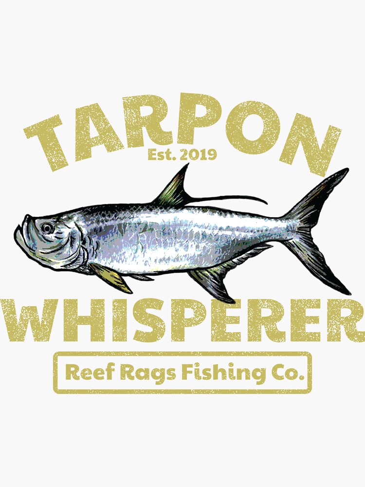 Tarpon Fishing - Deep Sea and Fly Fishing' Sticker