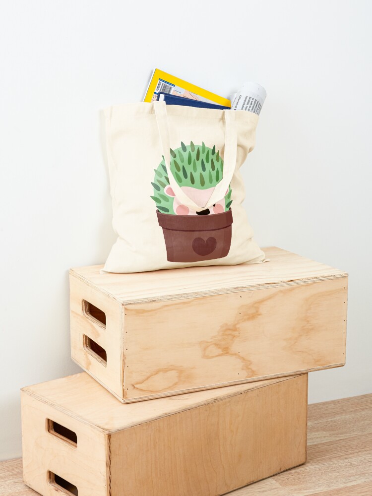 Alternate view of Hedgehogs disguised as cactuses Tote Bag