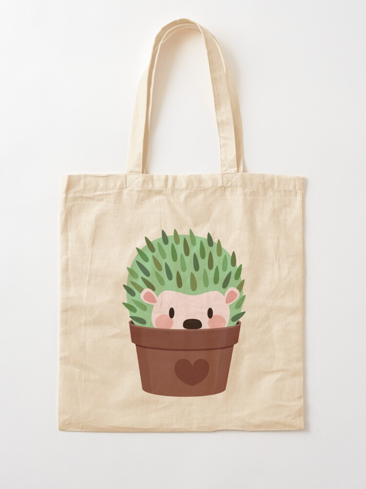 Alternate view of Hedgehogs disguised as cactuses Tote Bag