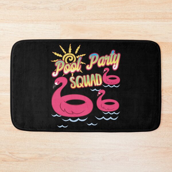 Item preview, Pool Party Squad Pink Flamingo Floats Summer Fun product designed and sold by tronictees.