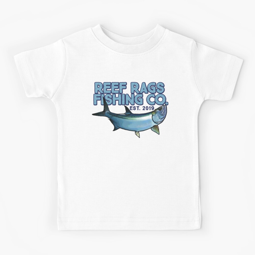 Reef Rags Yellowfin Tuna Deep Sea Saltwater Vintage Fishing product Kids T-Shirt  for Sale by tronictees