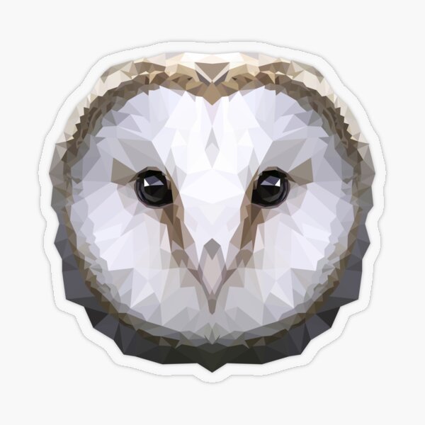 Barn owl Transparent Sticker