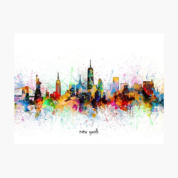 Item preview, new york skyline designed and sold by BekimART.