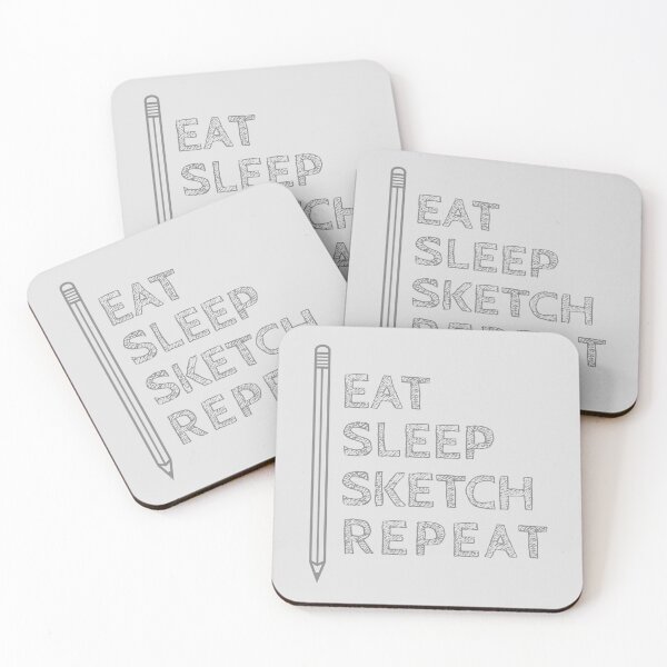 Item preview, Eat, Sleep, Sketch, Repeat designed and sold by Artsthetic Collection.