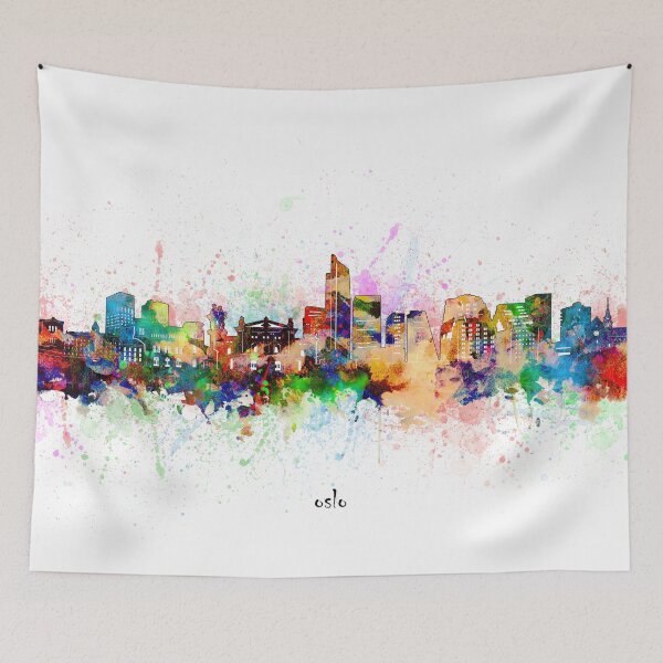 Item preview, oslo skyline designed and sold by BekimART.