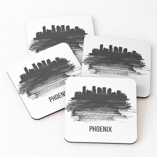 Item preview, Phoenix Black City Skyline designed and sold by Irina March.