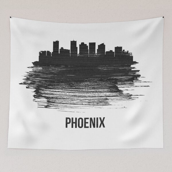 Item preview, Phoenix Black City Skyline designed and sold by Irina March.