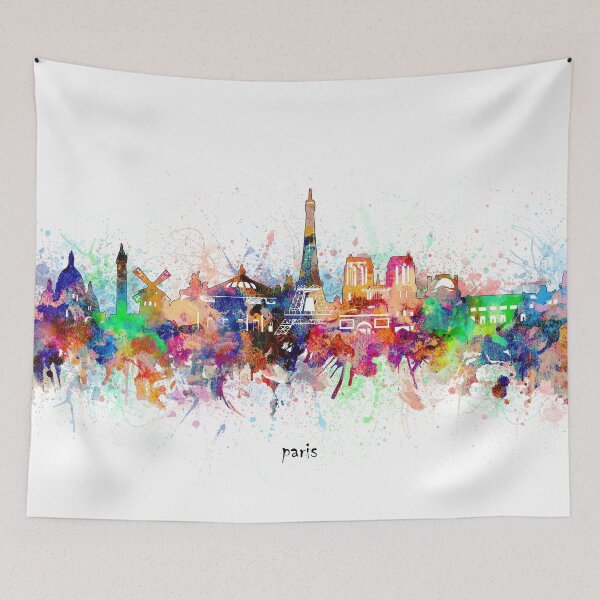 Item preview, paris skyline designed and sold by BekimART.