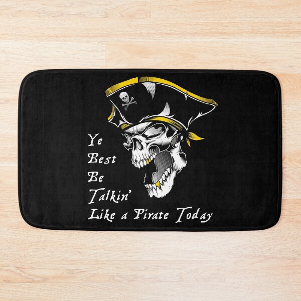 Item preview, Talk Like a Pirate Today Hand Drawn Pirate Skull designed and sold by Gold Wings Tees.